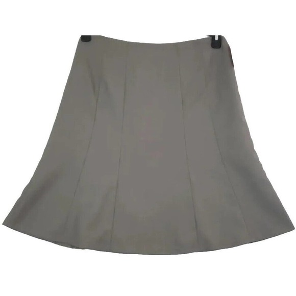 Calvin Klein~ Woman Size 10~ Gray Flare Skirt Fully Lined NWT. - Picture 4 of 8